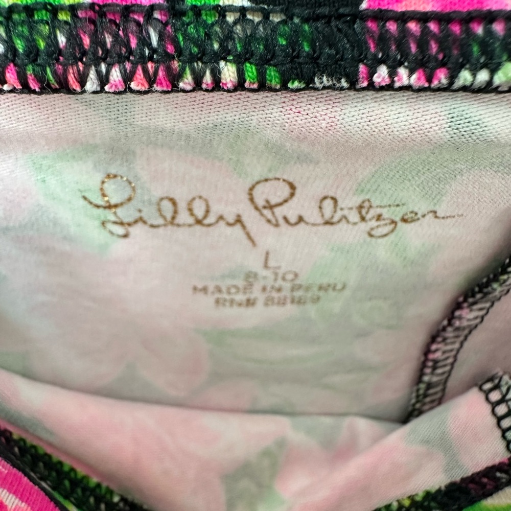 Lilly Pulitzer Girls Maia Leggings L 8-10 NWOT - Picture 2 of 3